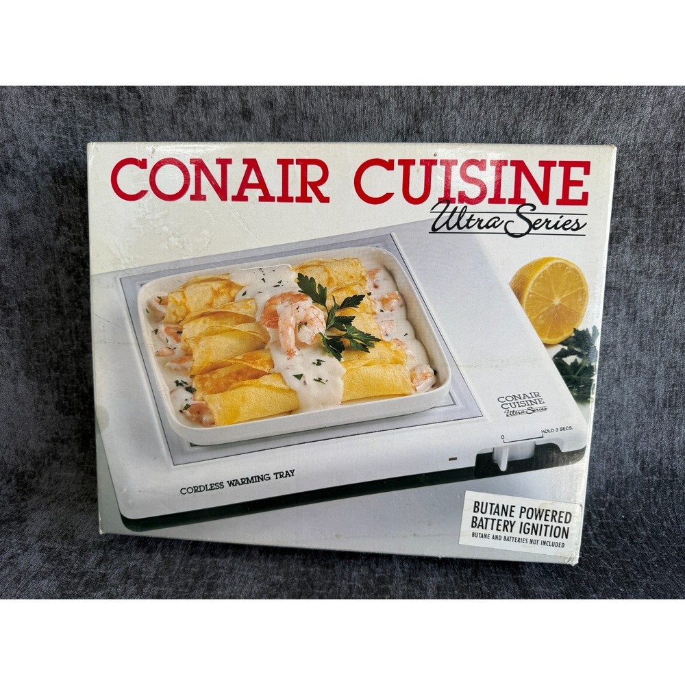 NOS Conair Cuisine Ultra Series Cordless Warming Tray Model CWT200